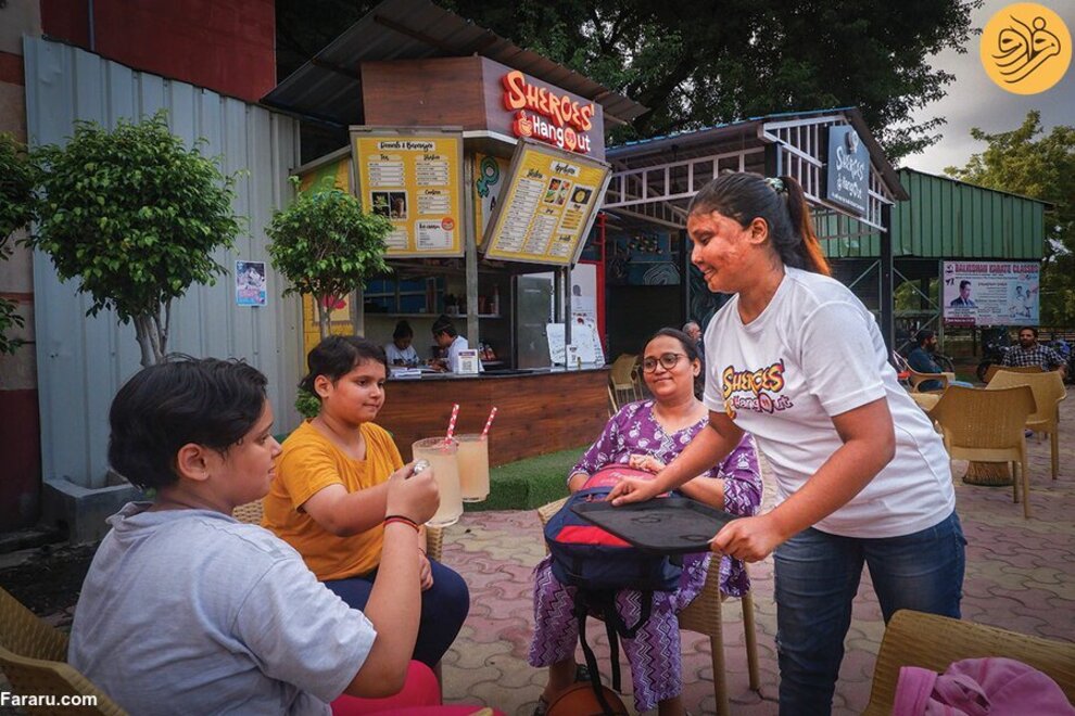 کافهای که توسط دختران قربانی اسیدپاشی اداره میشود