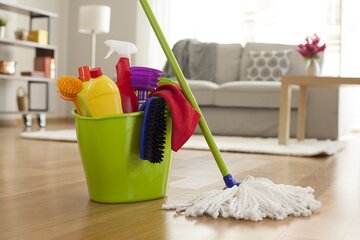 برنامهریزی ۵ مرحلهای برای اینکه خانهتکانی را سریع انجام دهیم