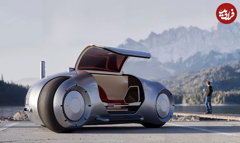 تصاویری از طرح چشمگیر خودروی «مثلثی»