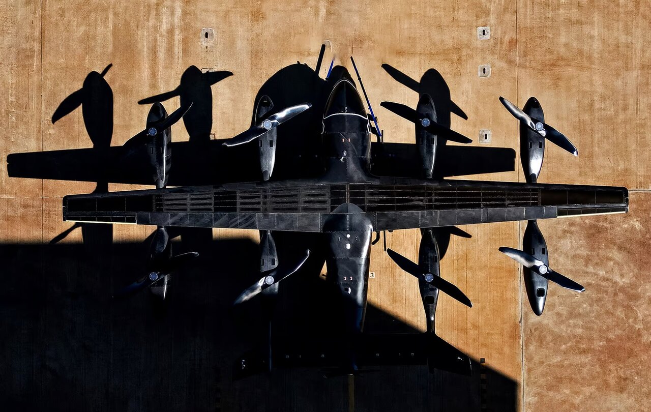 تاکسی هوایی جدید با ۸ پروانه رونمایی شد