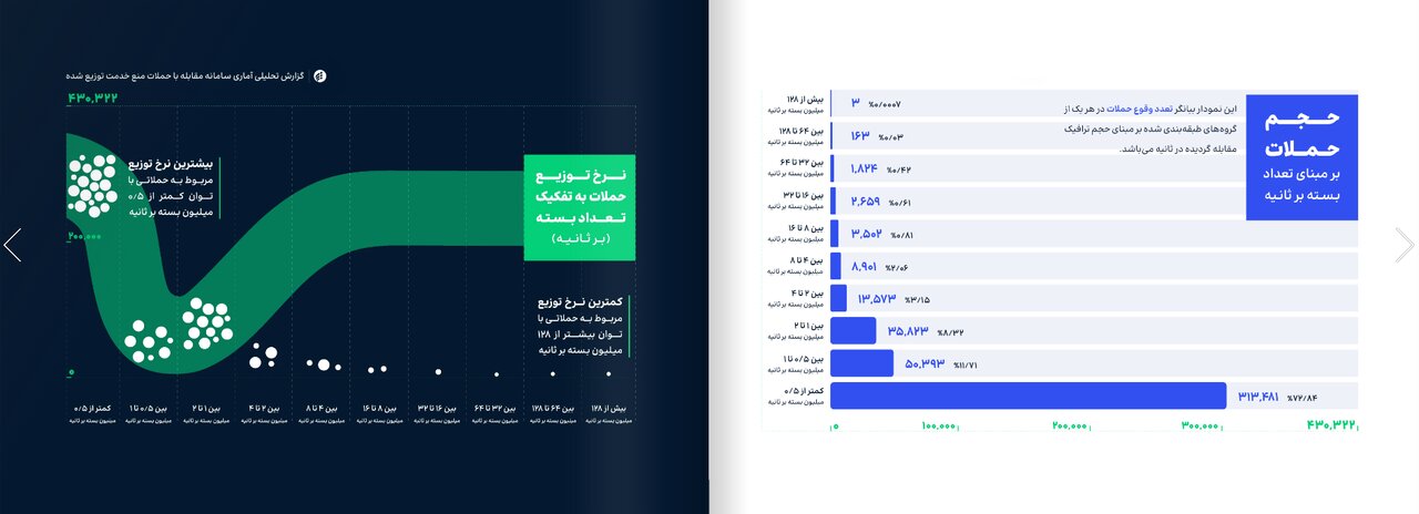 ۴۳۰ هزار حمله DDoS به ۷۹ مقصد سایبری/ ایران رکورددار دفاع سایبری