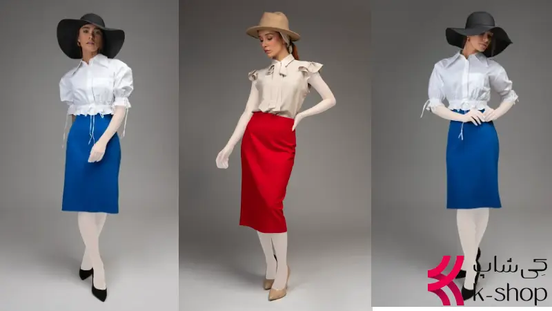 ست دامن با لباس