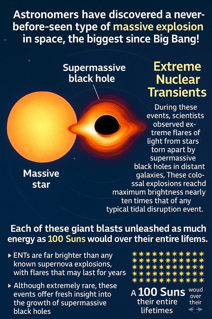 کشف بزرگ‌ترین انفجارهای کیهانی پس از «بیگ‌بنگ»