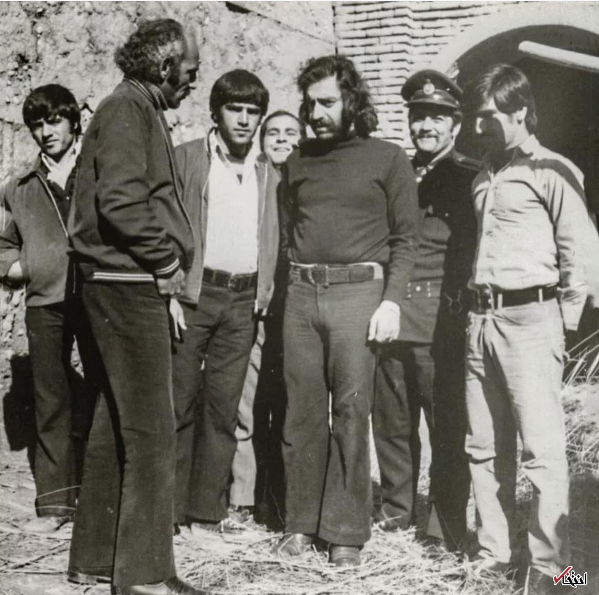 دولت‌آبادی و کیمیایی پشت صحنه‌ی یک فیلم سال ۱۳۵۲ + عکس