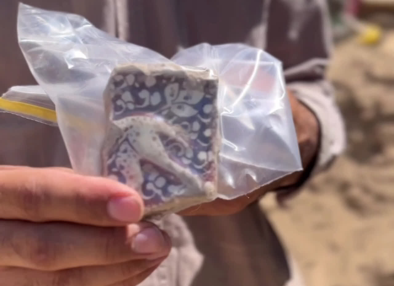 گنجینه زرینفام و بقایای معماری اسلامی در کاوش فاز۲ گذر کمرزرین کشف شد